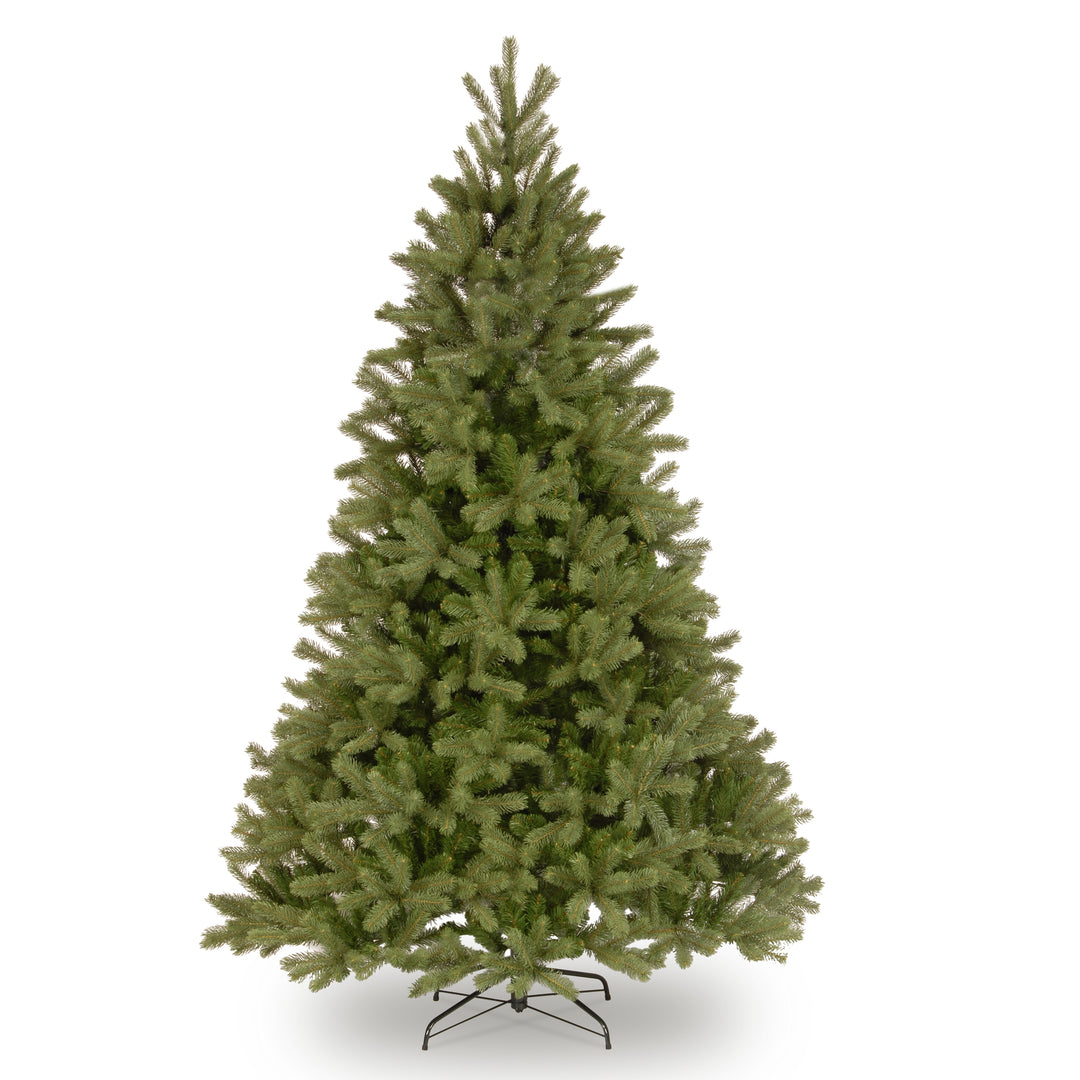 'Feel Real' Artificial Full Downswept Christmas Tree, Green, Douglas Fir, Includes Stand, 7.5 Feet