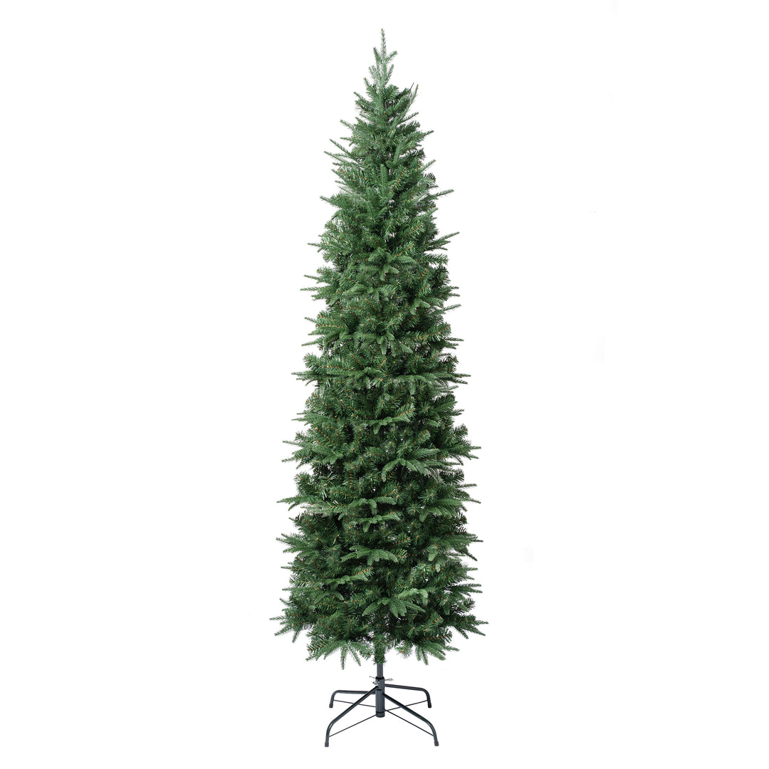 First Traditions Duxbury Slim Christmas Tree with Hinged Branches, 7.5 ft
