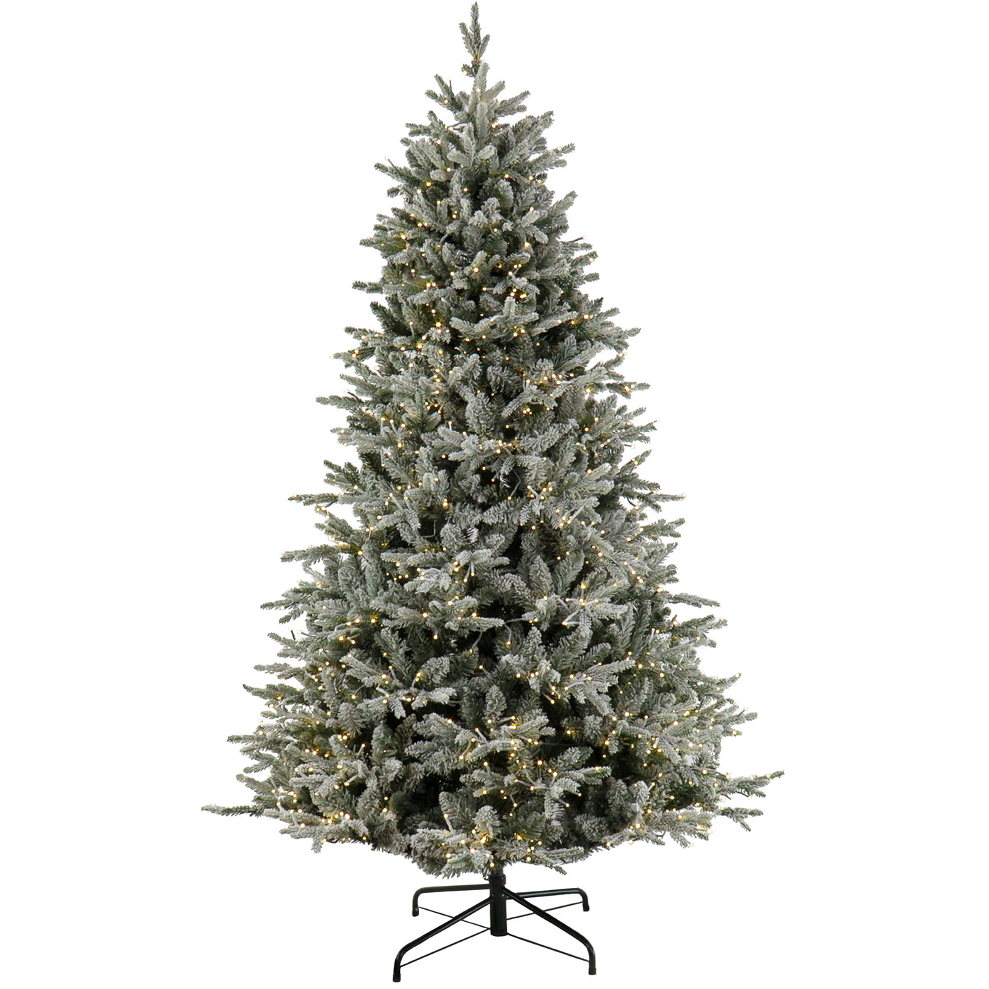 6.5 ft. Pre-Lit Holliston Tree with Dual Color LED Cosmic Lights - National Tree Company