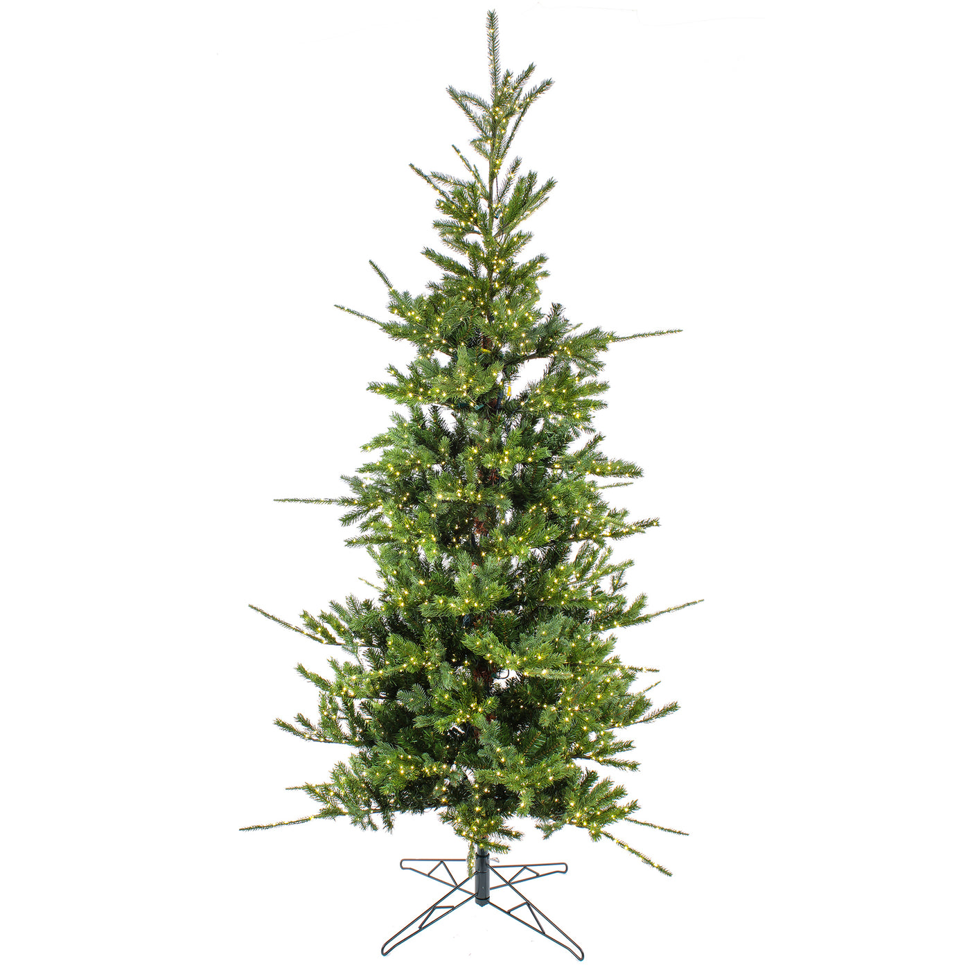 10 ft. Pre-Lit Lark Pine Feel Real Medium Tree with Warm White LED Rice Lights - National Tree Company