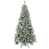 6.5 ft. Pre-Lit Snowy Mixed Pine Tree with Multicolor Lights, Plug-In - National Tree Company