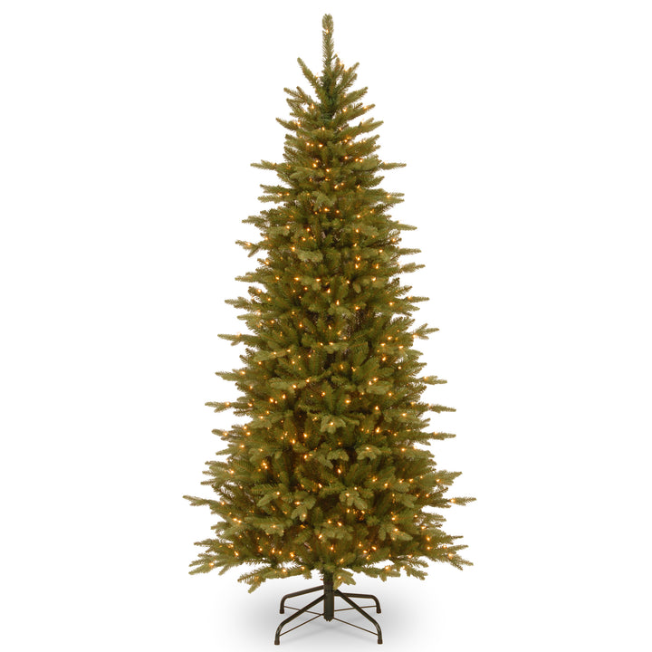 7.5 ft Sierra Spruce Slim Tree with Clear Lights
