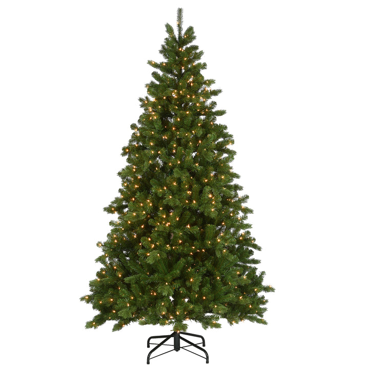 7.5 ft Victoria Spruce Tree with Clear Lights
