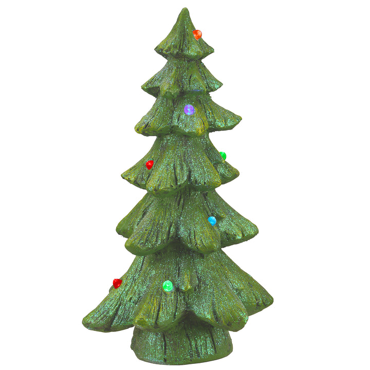 22" Lighted Ceramic Christmas Tree