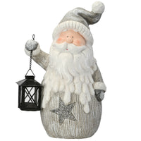 15 in. Winter Santa Candleholder Figuerine - National Tree Company