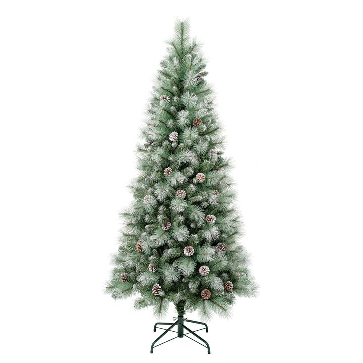 First Traditions Perry Hard Needle Christmas Tree, 6 ft