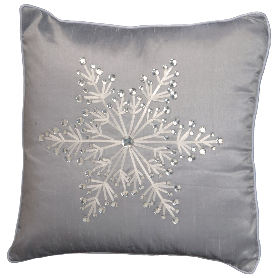 16in Snowflake Pillow