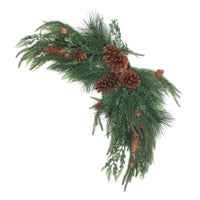 26 in. Mixed Pine Christmas Corner Swags - National Tree Company