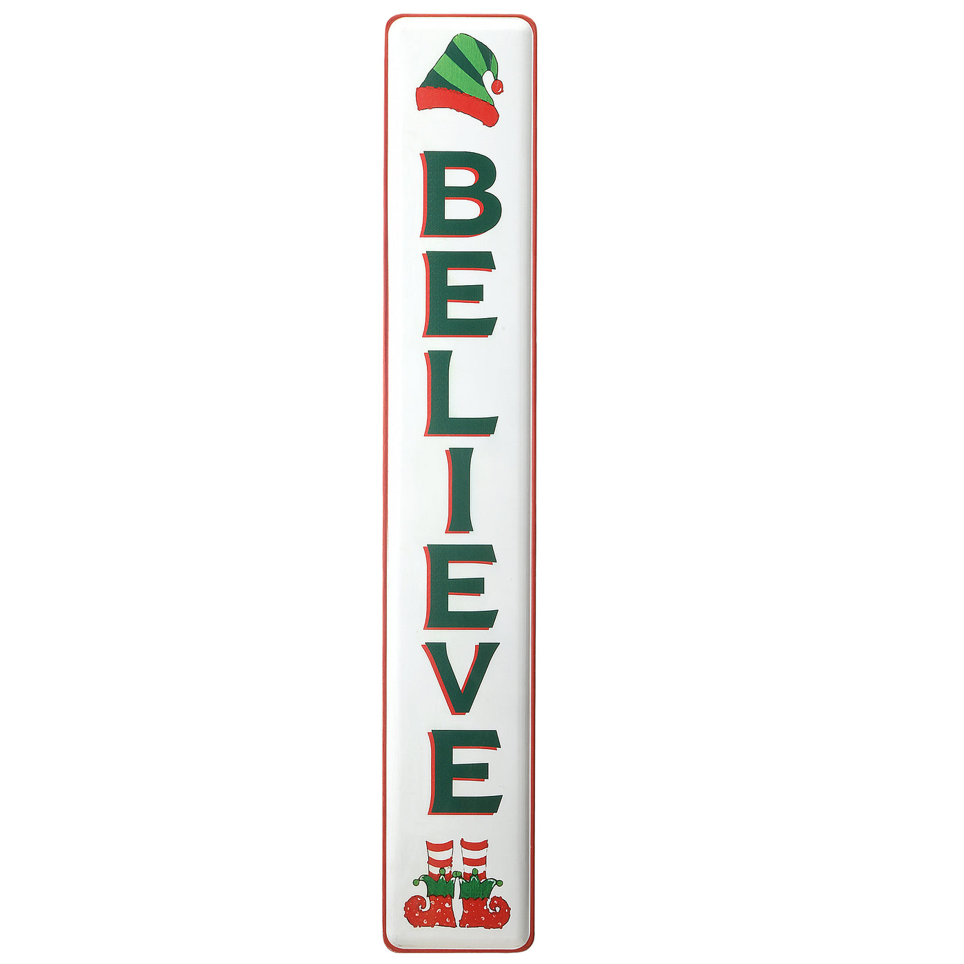 47 in. Believe Vertical Holiday Wall Sign - National Tree Company