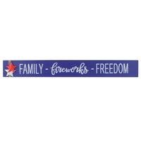 7 in. Patriotic Family-Fireworks-Freedom Table Decoration - National Tree Company