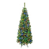 6 ft. Pre-Lit Sagamore Slim Tree with Multi LED Lights, Plug-In - National Tree Company