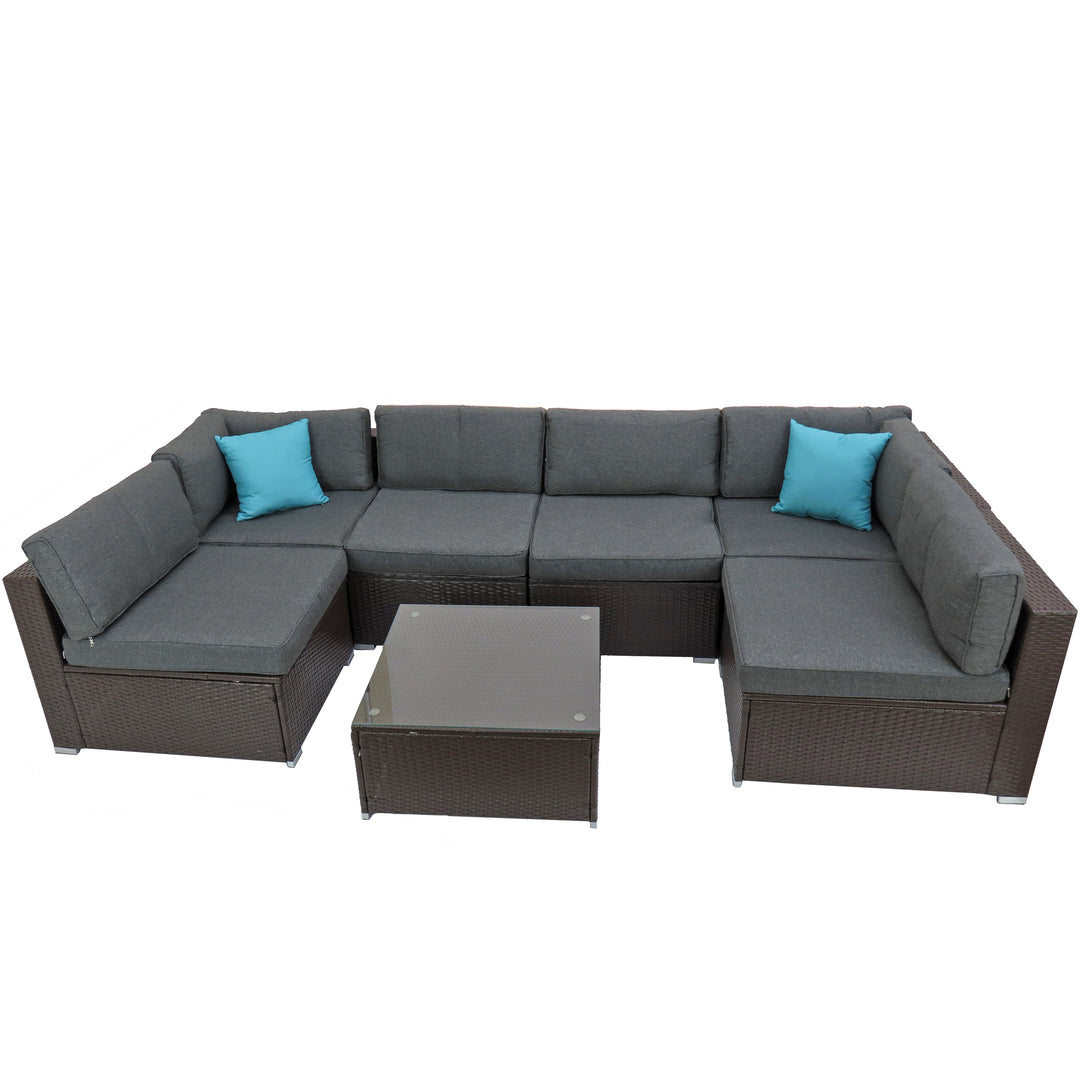 Pocola Collection 7-Piece All-Weather Sectional Set