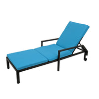 All Weather PE Wicker Chaise Lounge - National Tree Company