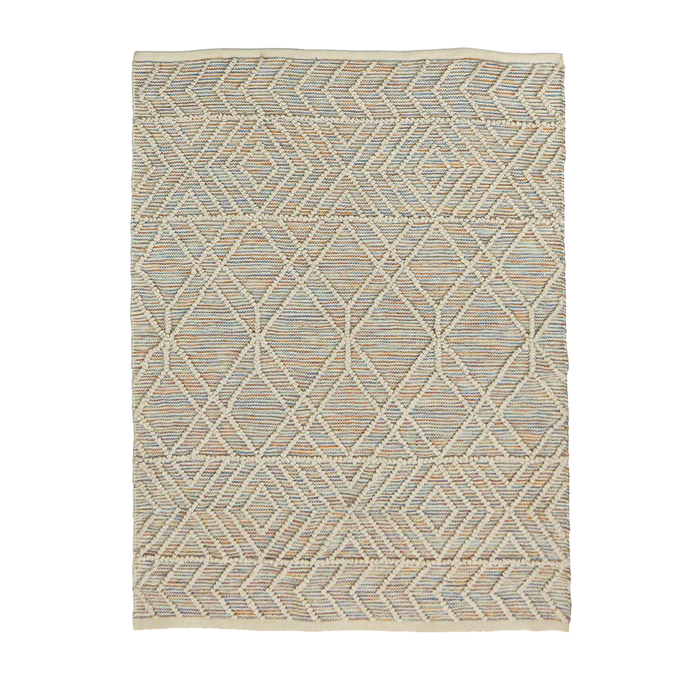 5x7 ft.Multicolor Hand Woven Outdoor Rug - National Tree Company