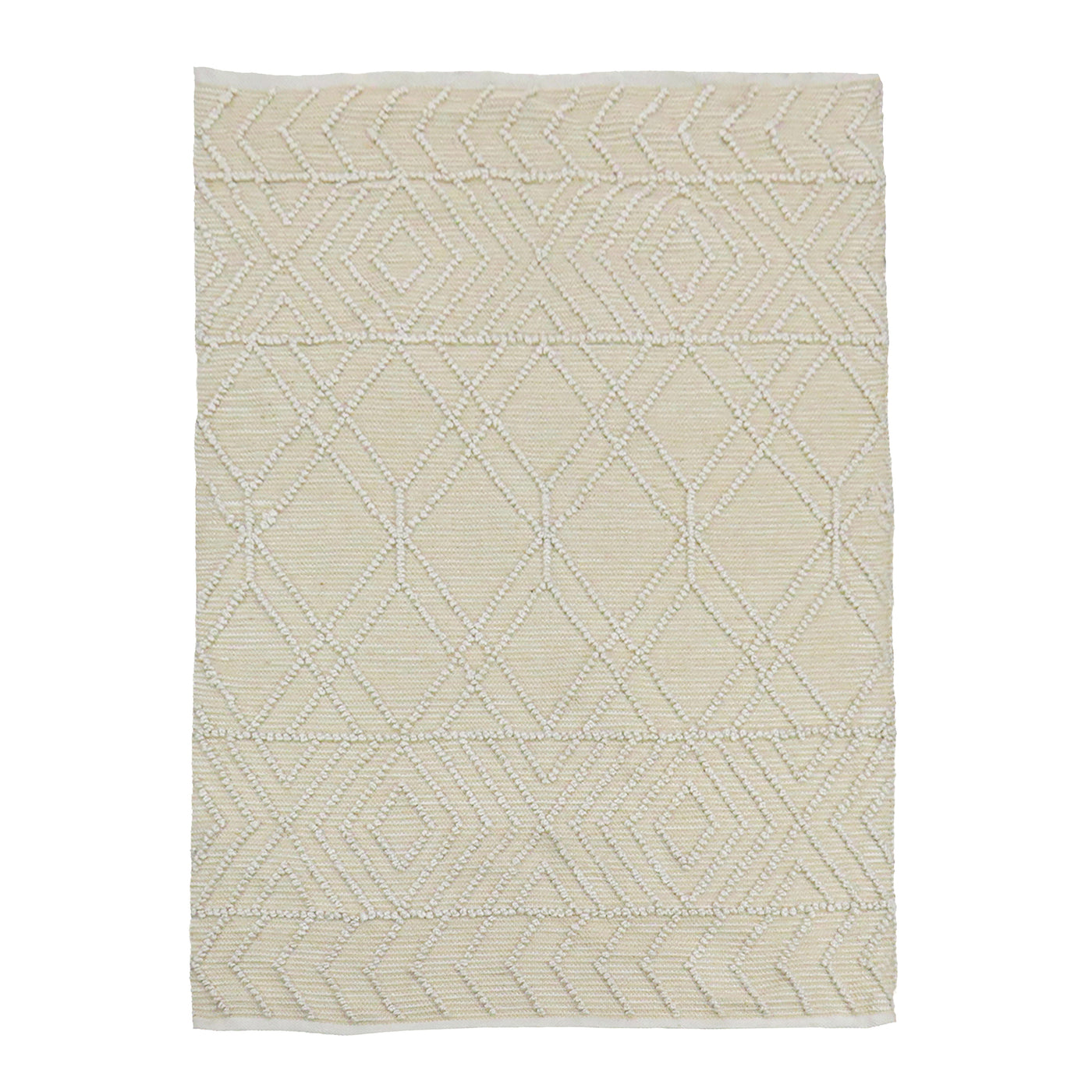 5x7 ft. Sand Hand Woven Outdoor Rug - National Tree Company