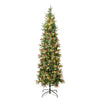 7.5 ft. Pre-Lit Virginia Pine Mixed Slim Tree with Warm White LED Lights, Plug-In - National Tree Company