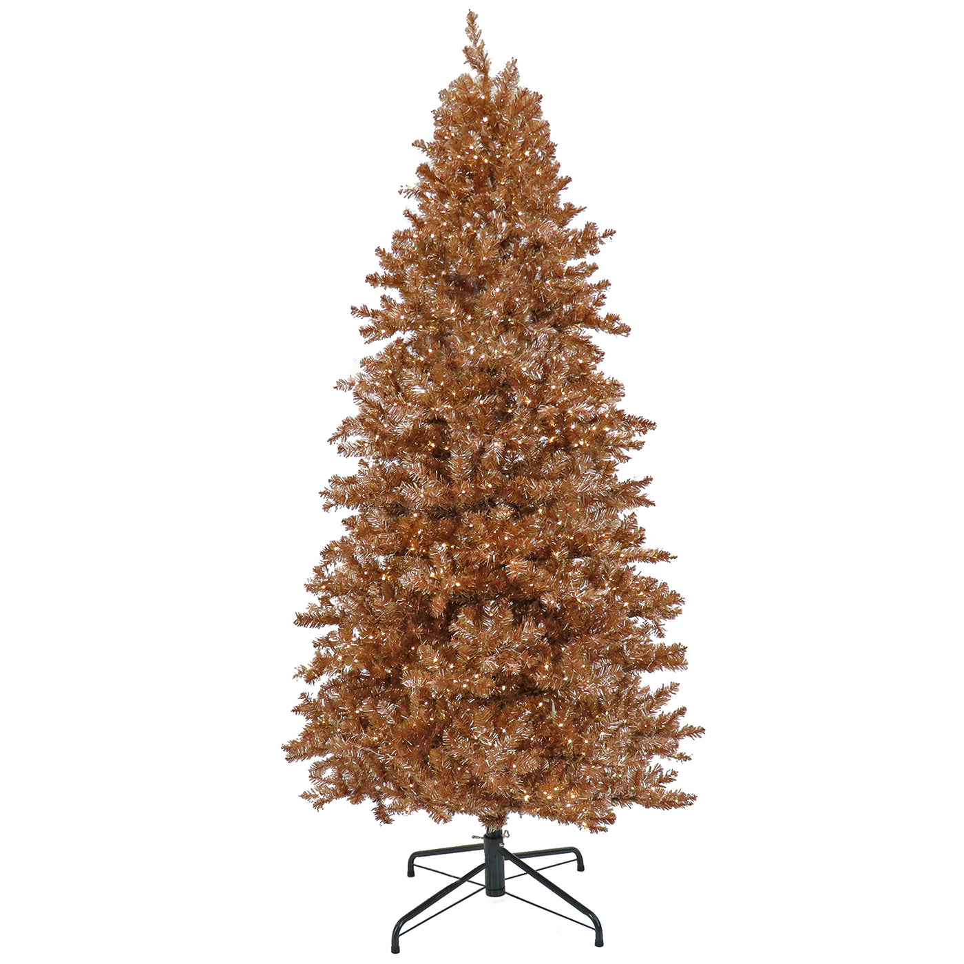 10 ft.Pre-Lit Christmas Rose Gold Tree - National Tree Company