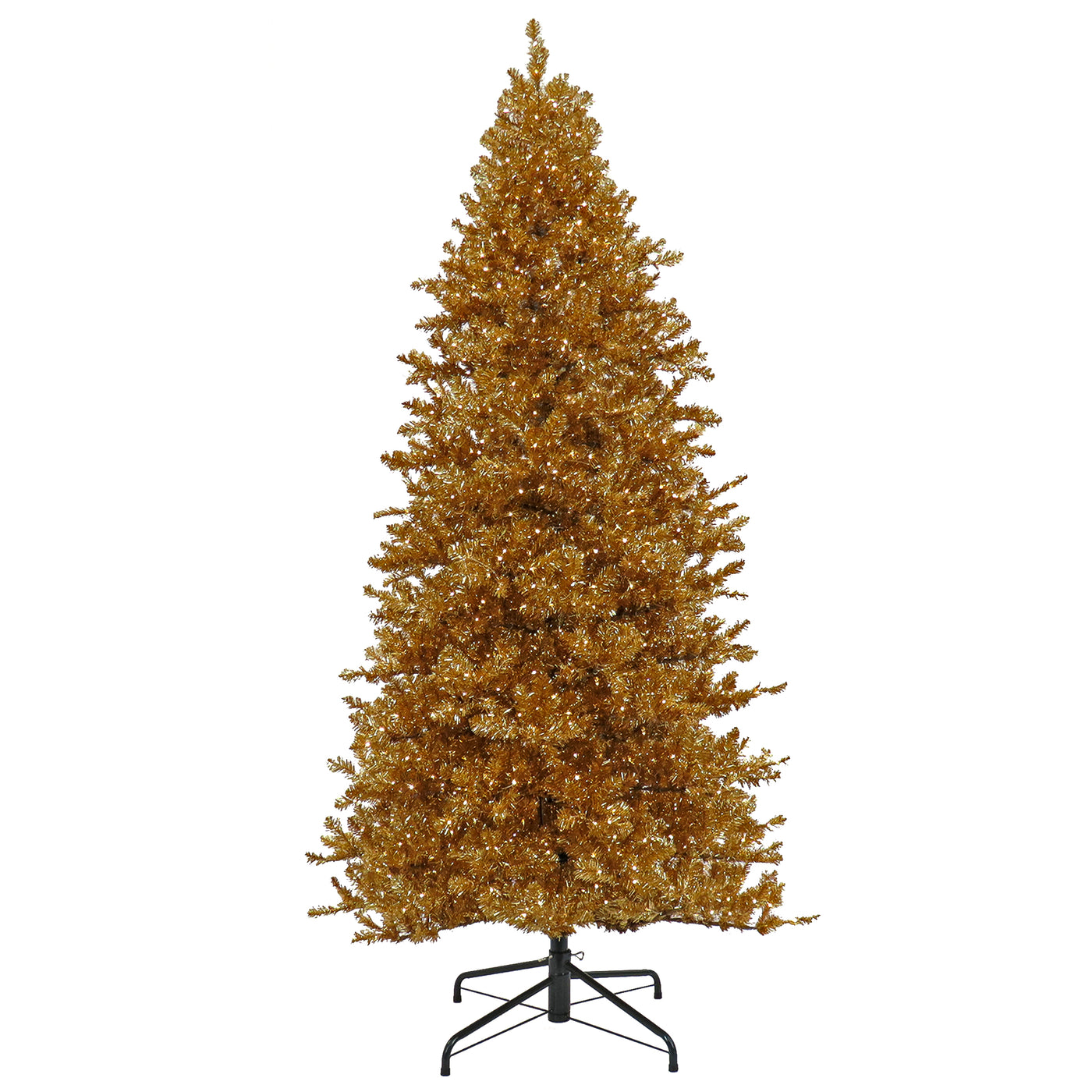 9 ft. Pre-Lit Christmas True Gold Metallic Tree - National Tree Company