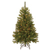 4.5 ft. Pre-Lit North Valley Spruce Tree with Clear Lights - National Tree Company