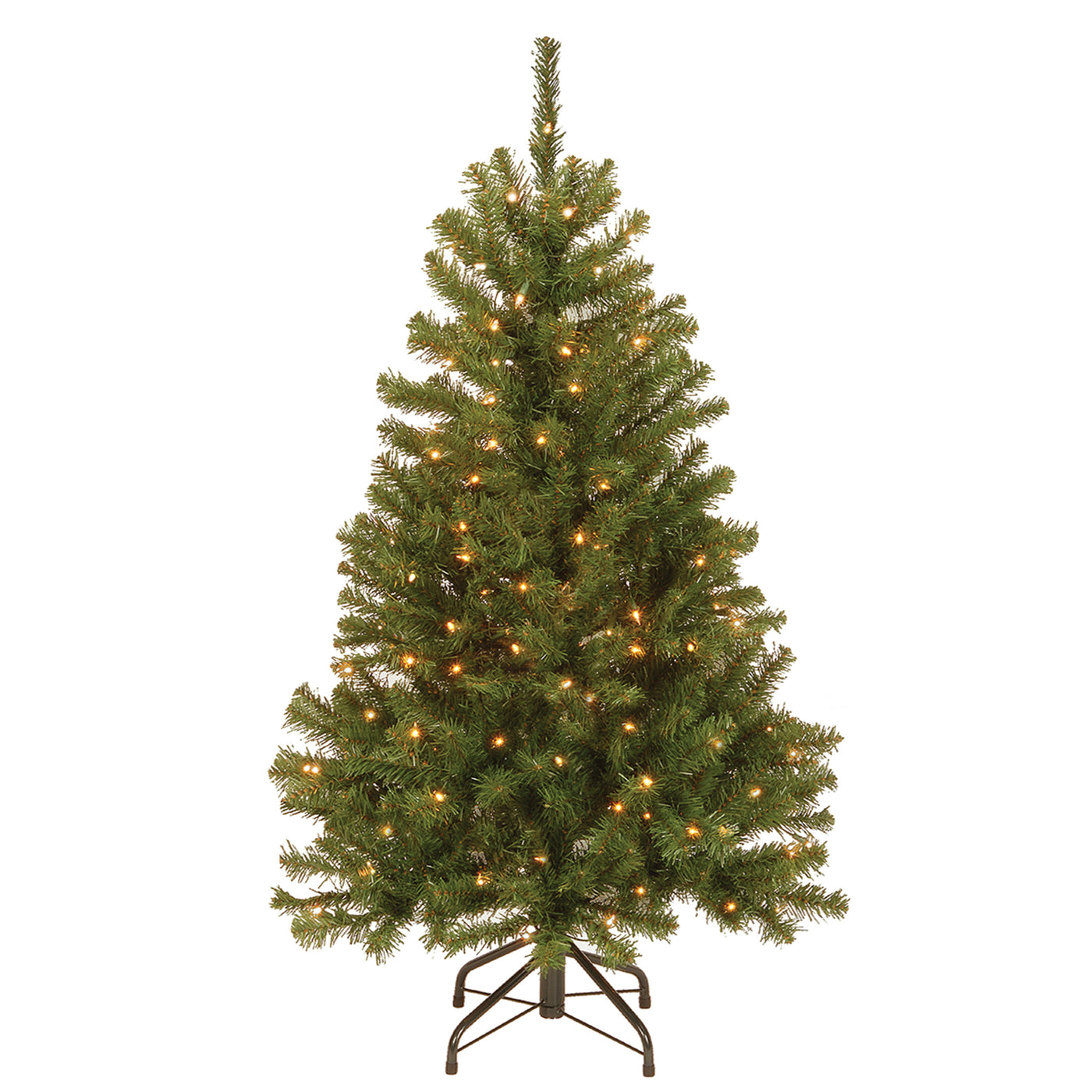 4.5 ft. Pre-Lit North Valley Spruce Tree with Clear Lights - National Tree Company