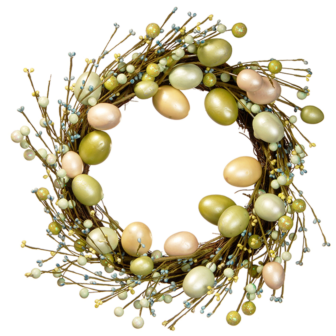 20 in. Easter Wreath Decorated With Eggs - National Tree Company
