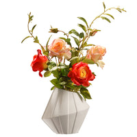22" Potted Rose Flowers - National Tree Company