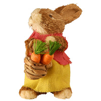 10 in. Female Dainty Brown Easter Bunny Table Decoration - National Tree Company