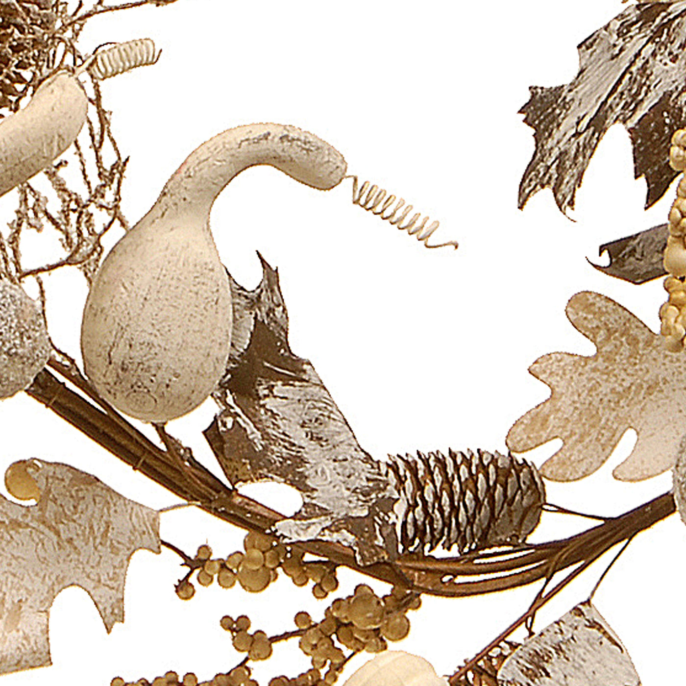 6 ft. Fall Garland with Pumpkins, Gourds, Maple Leaves, Pinecones, Berry Clusters - National Tree Company