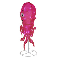 36 in. Spring Smiling Octopus Outdoor Decoration with LED Lights - National Tree Company