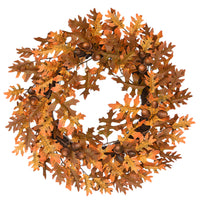 24 in. Fall Wreath with Acorns, Oak Leaves - National Tree Company