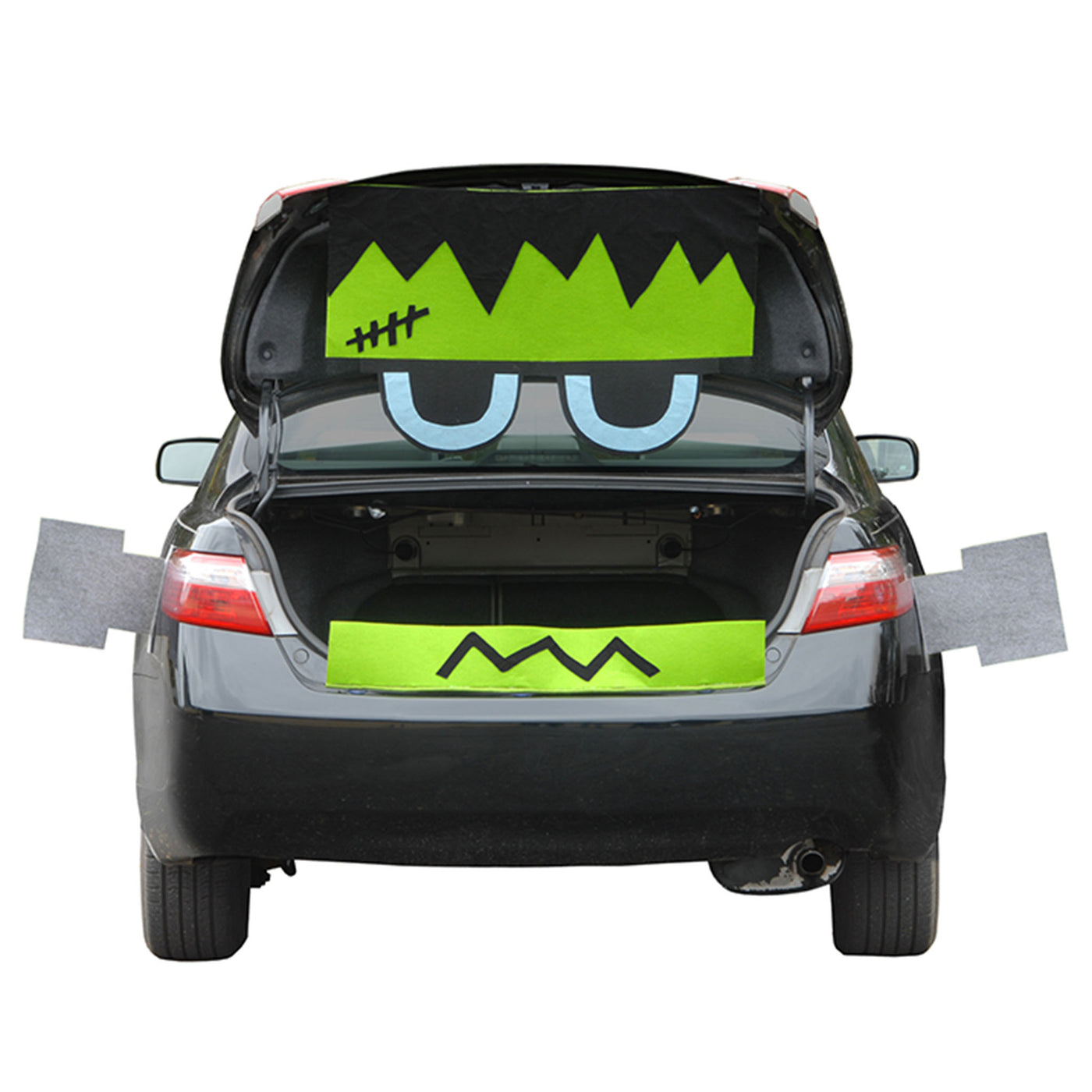4-Piece Halloween Frankenstein TRICKY TRUNKS Car Decoration Kit - National Tree Company