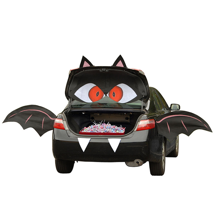 Halloween TRICKY TRUNKS Car Decoration Kit, Bat, 8-Piece Kit