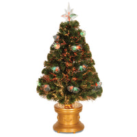 36 in. Pre-Lit Fiber Optic Fireworks Double Bell Tree - National Tree Company