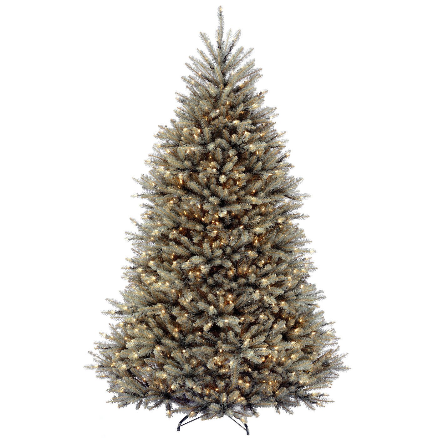 7.5 ft. Pre-Lit Dunhill Fir Blue Tree with Clear Lights - National Tree Company