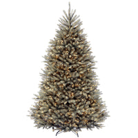 7.5 ft. Pre-Lit Dunhill Fir Blue Tree with Clear Lights - National Tree Company