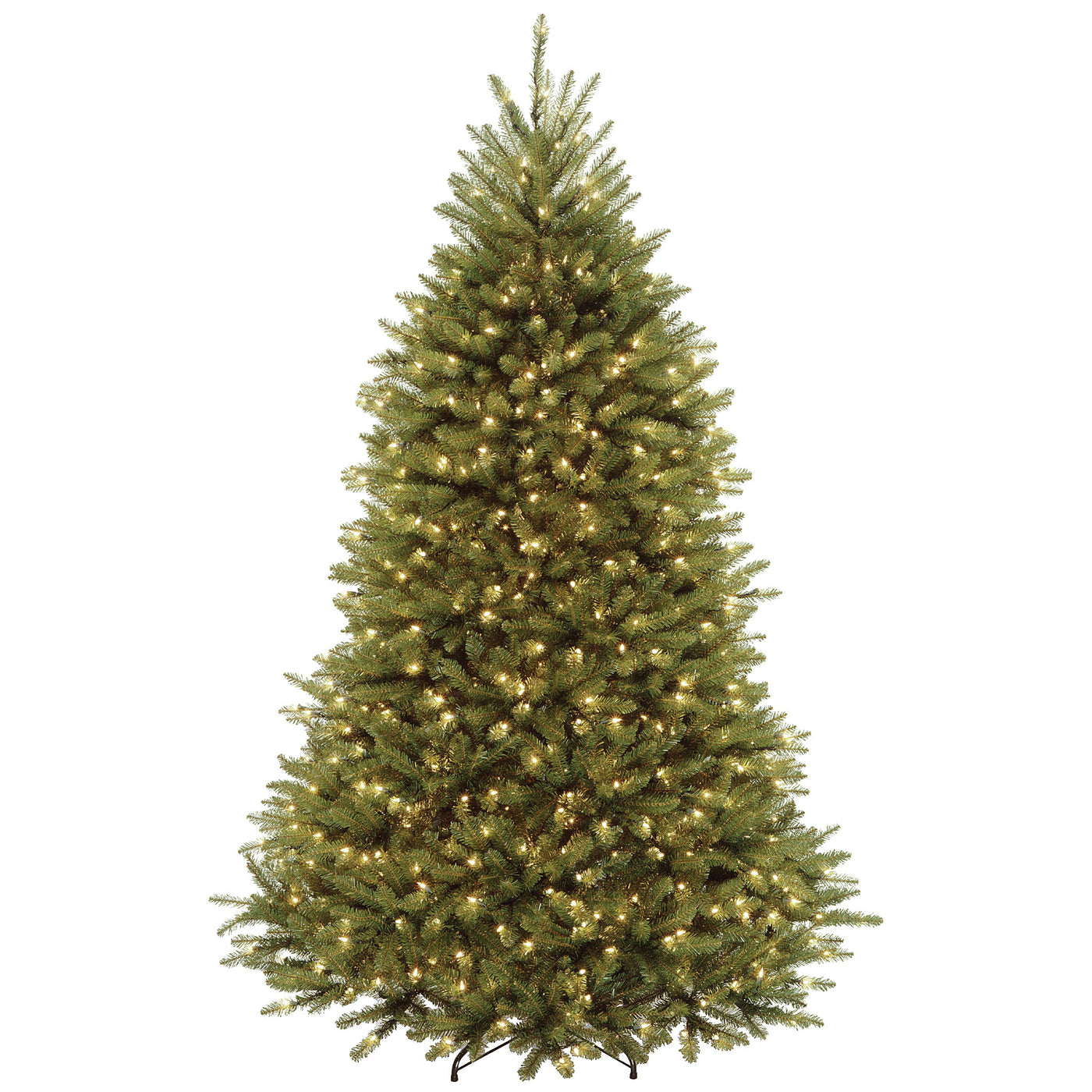 7.5 ft. Pre-Lit Dunhill Fir Tree with PowerConnect Dual Color LED Lights - National Tree Company