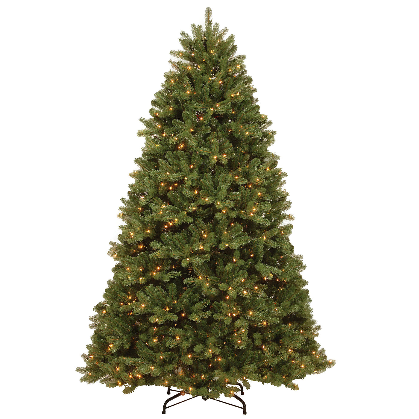 7.5 ft. Pre-Lit Newberry Spruce Tree with PowerConnect with Dual Color LED Lights - National Tree Company