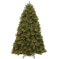 7.5 ft. Pre-Lit Newberry Spruce Tree with PowerConnect with Dual Color LED Lights - National Tree Company