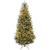 7.5 ft. Pre-Lit Natural Fraser Fir Slim Tree with Clear Lights, Plug-In - National Tree Company