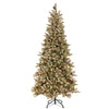 7.5 ft. Pre-Lit Dunhill Fir Slim Tree with Clear Lights - National Tree Company