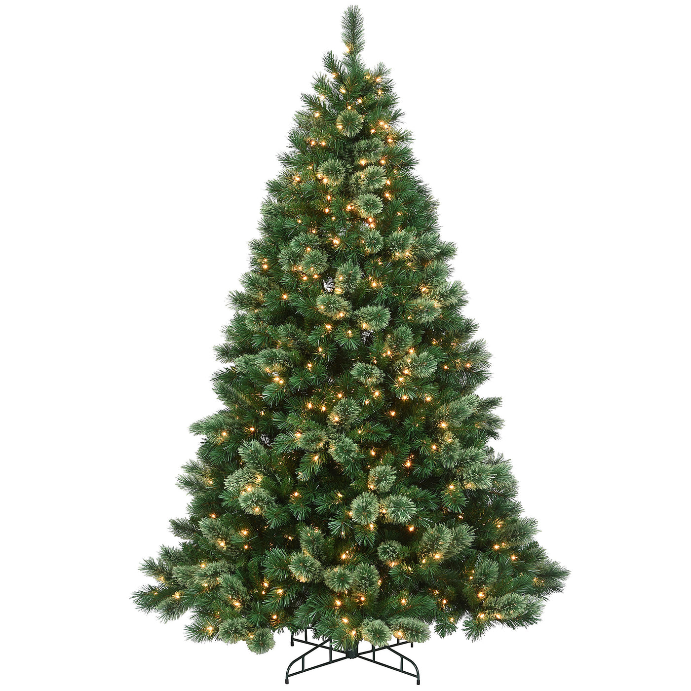 7.5 ft. Pre-Lit Hamburg Pine Tree with Clear Lights - National Tree Company