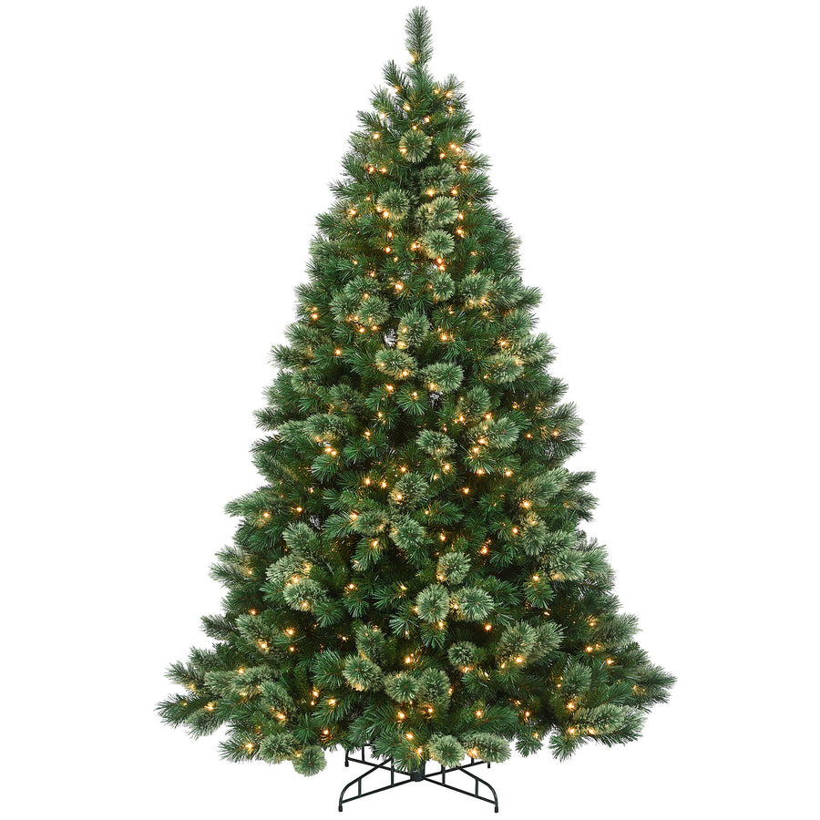 7.5 ft. Pre-Lit Hamburg Pine Tree with Clear Lights - National Tree Company