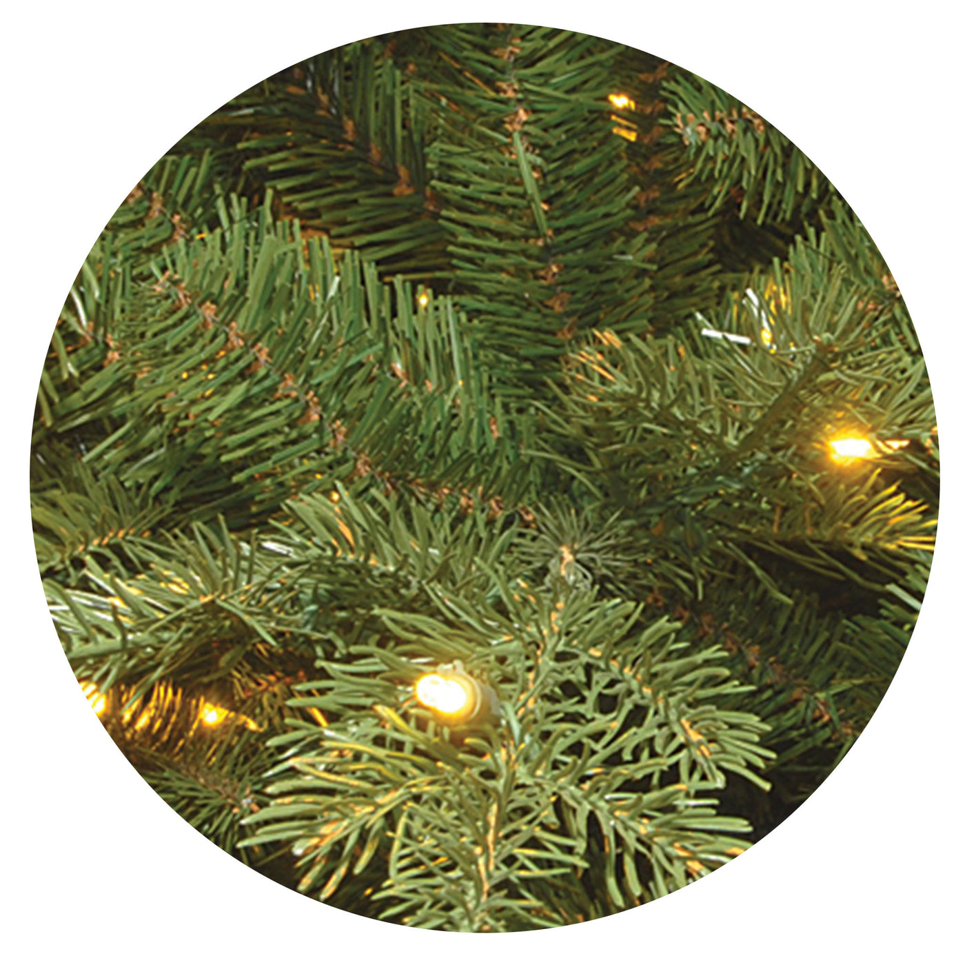 7.5 ft. Pre-Lit Nordic Spruce Medium Tree with Clear Lights - National Tree Company