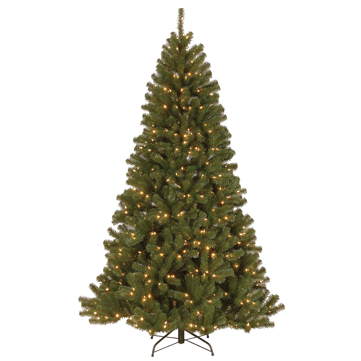 7.5 ft. Pre-Lit North Valley Spruce Tree with PowerConnect Dual Color LED Lights - National Tree Company