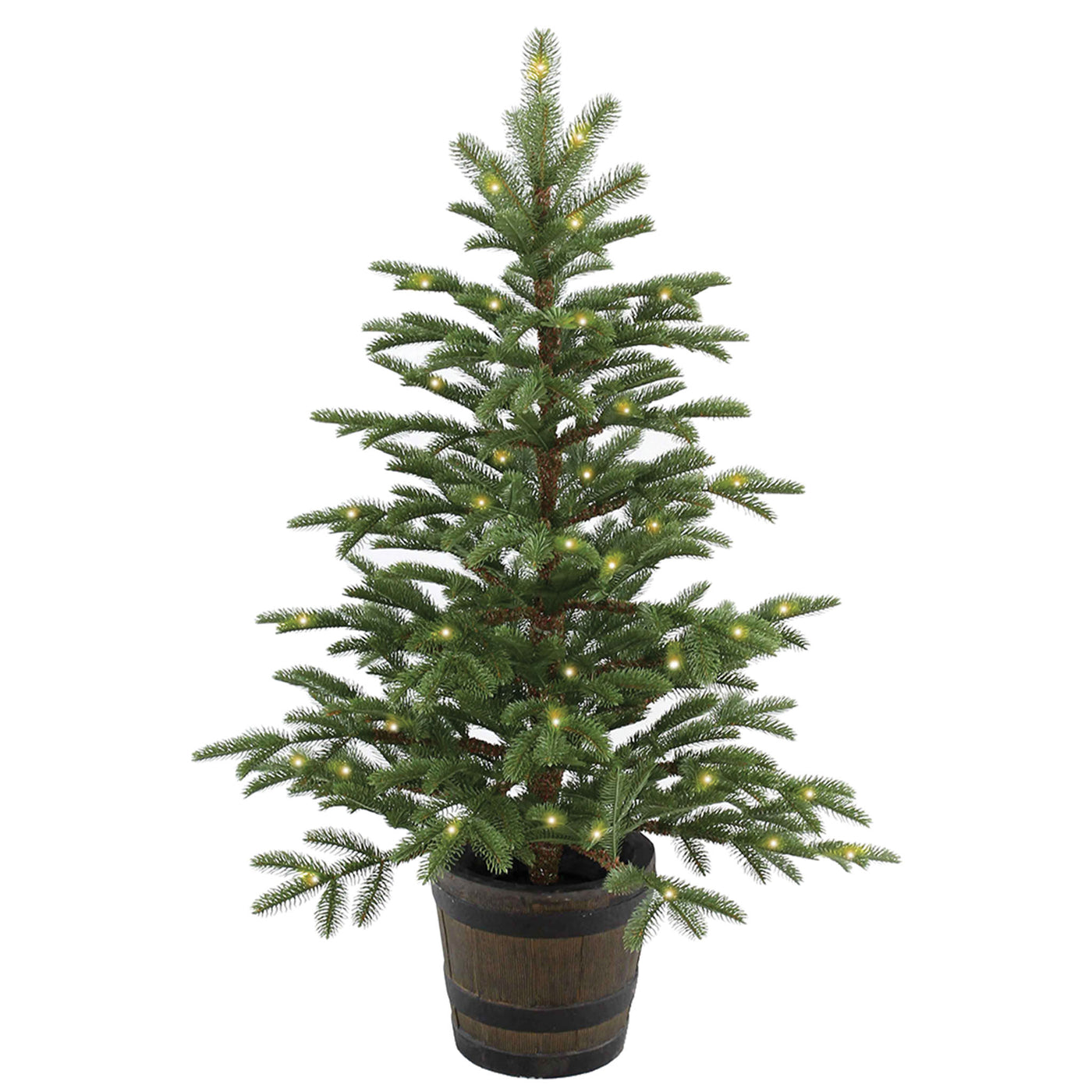 4 ft. Norwegian Spruce Entrance Tree with Clear Lights - National Tree Company
