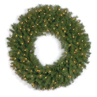 36 in. Pre-Lit Norwood Fir Wreath with Clear Lights - National Tree Company