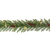 9 ft. Pre-Lit Dunhill Fir Glittery Gold Garland with LED Lights - National Tree Company