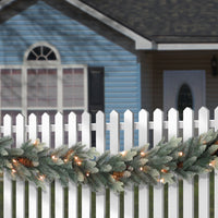 9 ft. Pre-Lit Copenhagen Spruce Garland with Clear Lights, Plug-In - National Tree Company