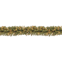 9 ft. Pre-Lit Norwood Fir Garland with White Lights - National Tree Company