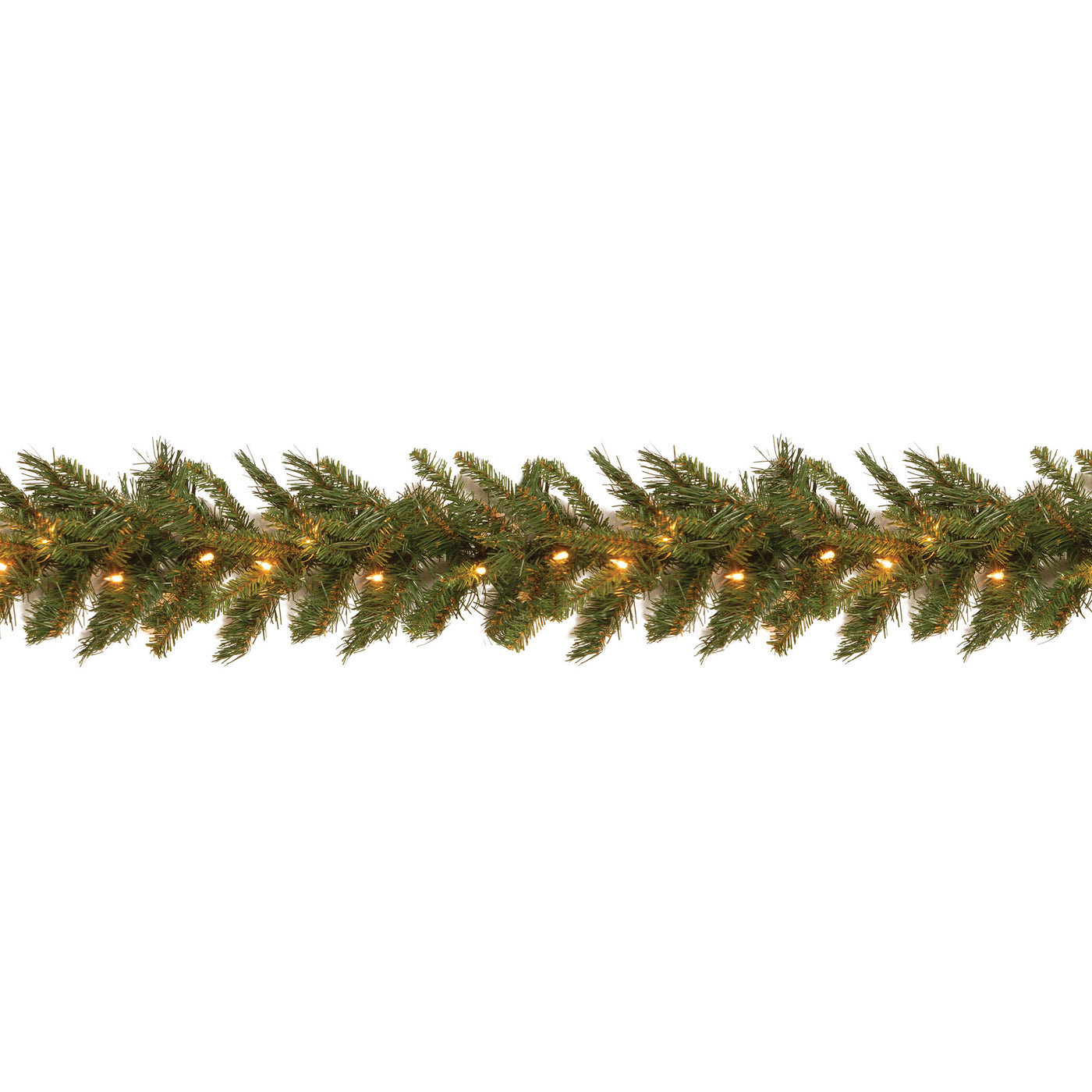 9 ft. Pre-Lit Tiffany Garland with Clear Lights - National Tree Company